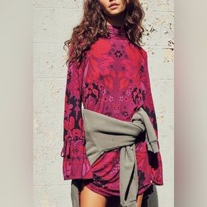 free people among the wildfire mini dress